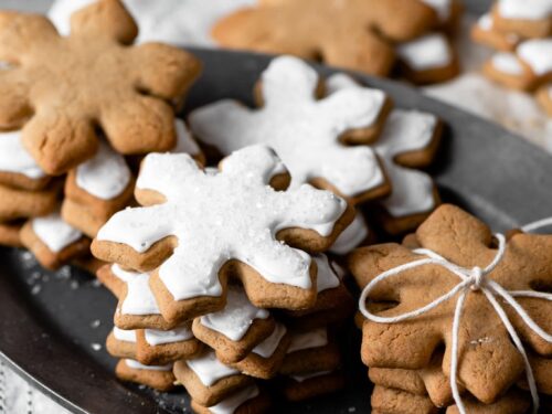 Maple Syrup Soft Gingerbread Cookies - Two Cups Flour