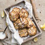 braided lemon pecan sticky buns