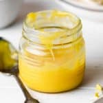 Mango Curd in Jar