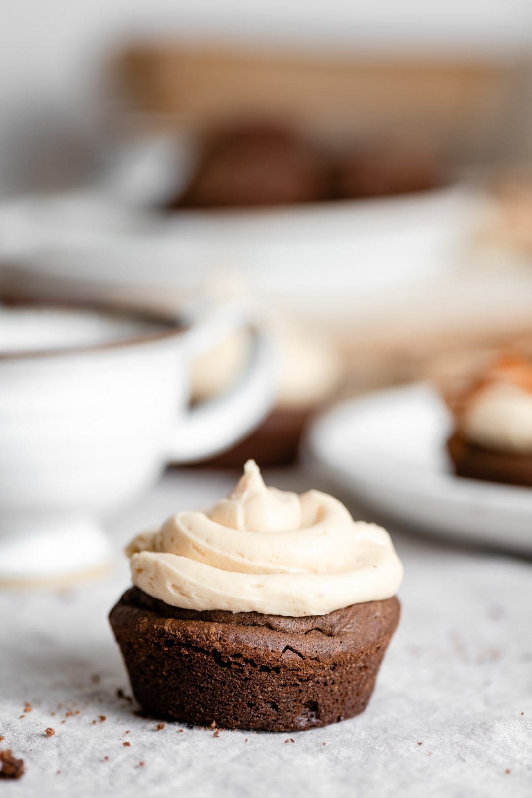 Baby Chai Caramel Fudgey Brownie Cake Two Cups Flour