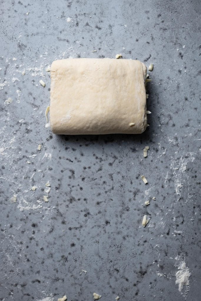 Homemade Rough Puff Pastry | #puffpastry #pastry #pastrydough #homemadedough #homemadepastry #pastryrecipe #roughpuffpastry #howtomakepatry | twocupsflour.com