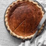 Homemade Pumpkin Pie recipe made with fresh pumpkin puree