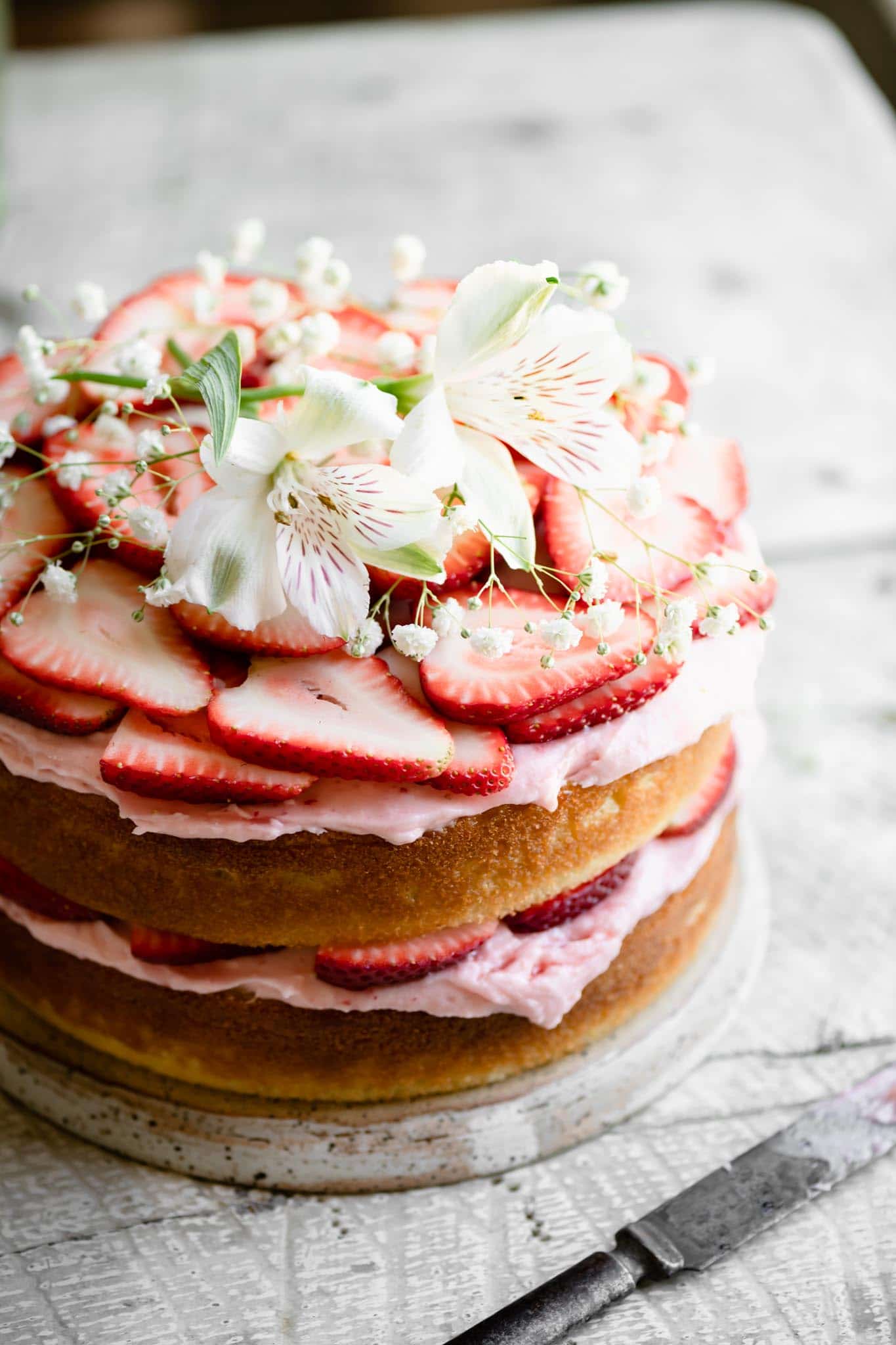 Strawberry Lemonade Cake Two Cups Flour
