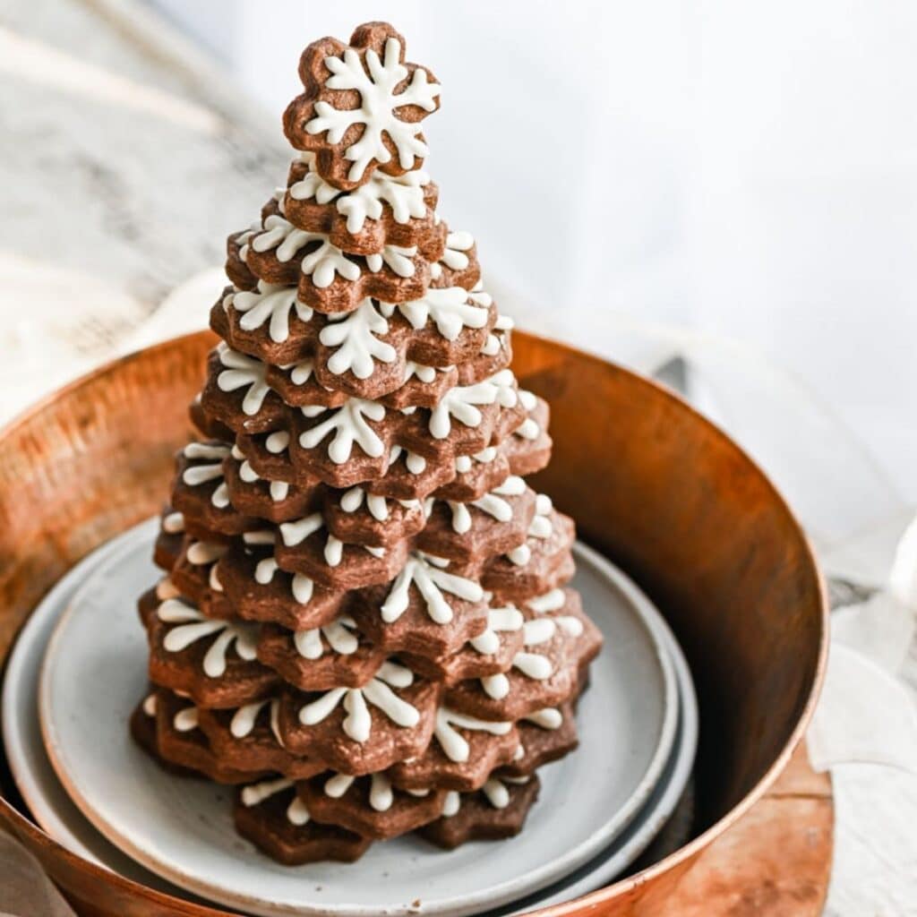 Chocolate Shortbread Cookies - Two Cups Flour